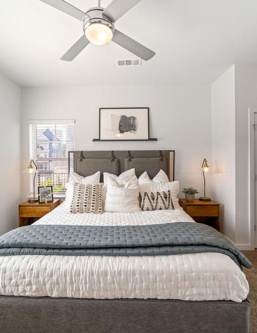 Emblem Conyers model home bedroom